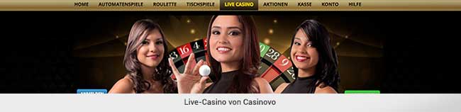 Casinovo Live Casino