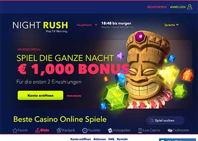 nightrush casino webseite